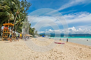 Sunny Boracay Beach