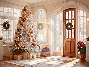 a sunny Christmas day