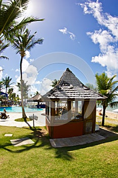 Sunny day at the Arraial d'Ajuda Eco Resort in Bahia
