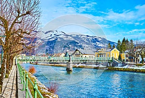 Sunny day in Bad Ischl, Austria