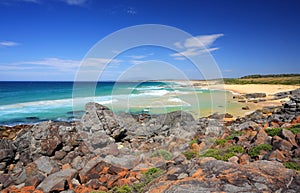 Sunny day at Bingie Beach, Australia