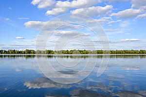 Sunny day in the blue Mazury