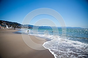 Ocean view of Camarones Beach photo