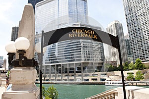 Sunny Day in Chicago Riverwalk