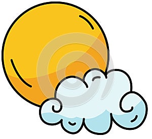 Sunny Day with a Cloud