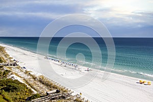 Sunny Day on Destin Beach  Florida