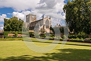 Sunny day at Hexham Abbey