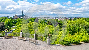 Sunny Day at King Oscar Terrace, Skansen