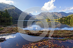 Sunny day at Lake Yunoko,Nikko,Tochigi,Japan.