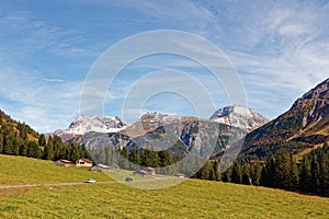 Sunny day in Lechtal valley