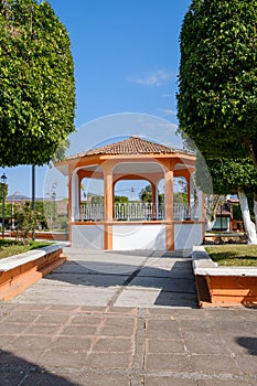 Sunny day at a park in Gomez Farias, Michoacan, Mexico