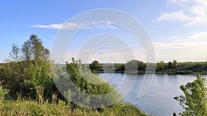 Sunny day on the river