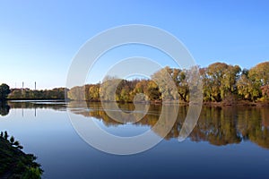 Sunny day on the river