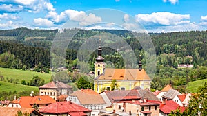 Sunny Day at Saint Bartholomew Church, Pecka