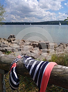 Sunny day at the starnberger lake - bavariagerman