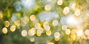 Sunny days warmth captured in a round blur embodying the essence of smooth summer