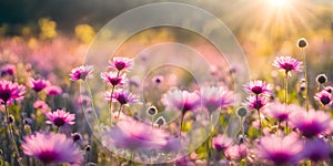 Sunny days warmth captured in a round blur embodying the essence of smooth summer