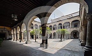 Sunny exterior view of the Government Palace