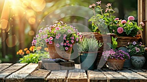 Sunny Garden Tools: Gardening Equipment and Flower Pots for Gardeners