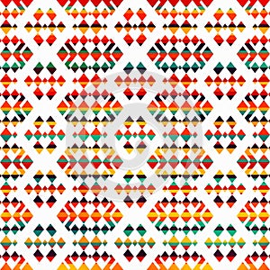 Sunny geometric seamless pattern