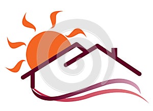 Sunny house logo