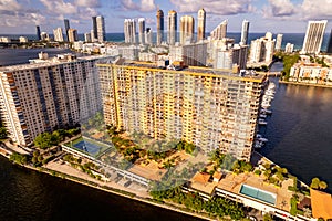 Sunny Isles Beach Miami FL residential condominiums on the bay