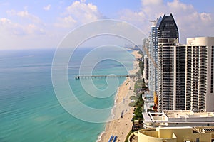 Sunny Isles Beach Miami. Ocean front residences.