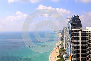 Sunny Isles Beach Miami. Ocean front residences. photo