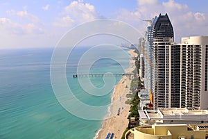 Sunny Isles Beach Miami. Ocean front residences. photo