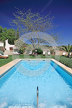 Sunny, luxury swimming pool in Spain