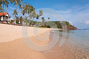 Sunny Maenam beach of Koh Samui, Thailand
