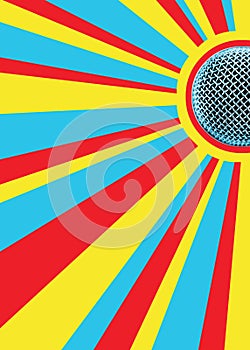 Sunny Mic Disco Background