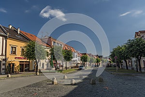 Sunny morning in Kezmarok old town