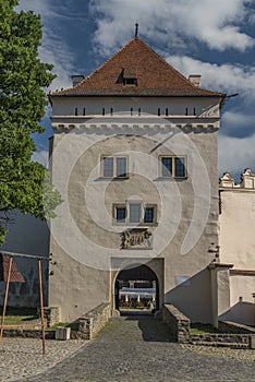 Sunny morning in Kezmarok old town