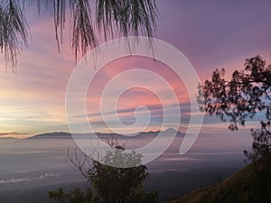 sunny morning Mount ARJUNO