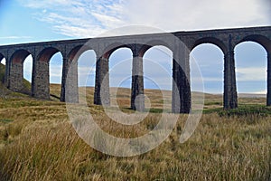 Sunny Morning at the Ribblehead Viaduct looking westward