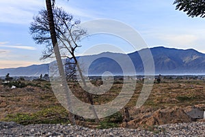 A sunny morning at the village petobo lost due to liquefaction