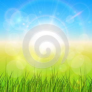 Sunny natural background