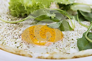 Sunny side up egg