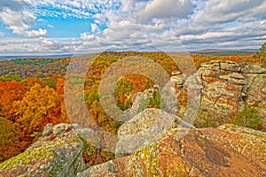 Sunny Skies and Fall Colors in Garden of the Gods