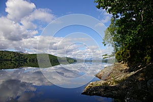 Sunny skys reflection