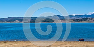 Panoramic view of lake Batak Pazardzhik, Bulgaria photo