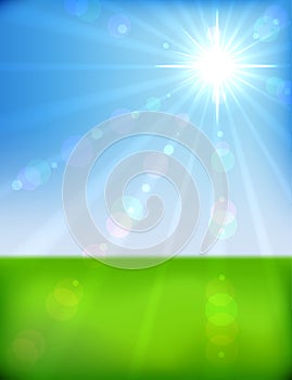 Sunny spring morning