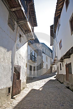 Sunny street at candelario photo