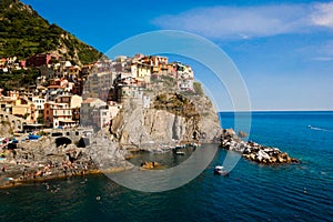 Sunny summer in Cinque Terre