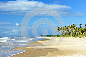 Sunny summer day on the idyllic beach of Sargi