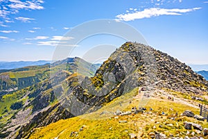 Sunny summer day in Low Tatras