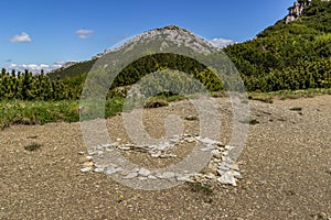 Pohled na Sivy vrch, Roháče, Slovensko