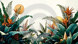 Tropical Sun Pattern