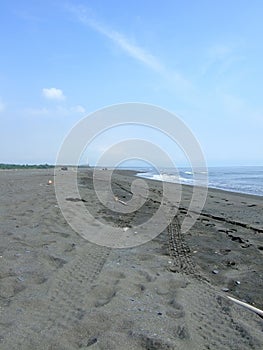 Sunny view of a beach in Suao township